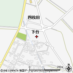 山形県庄内町（東田川郡）廿六木（下台）周辺の地図