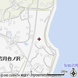 宮城県気仙沼市岩月台ノ沢133-7周辺の地図