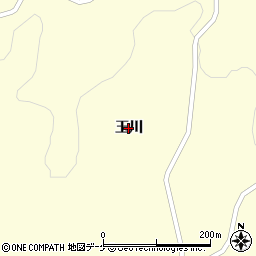 岩手県一関市藤沢町西口（玉川）周辺の地図