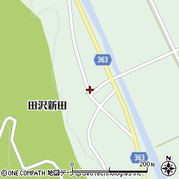 山形県酒田市田沢田沢新田74周辺の地図