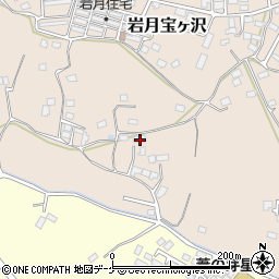 宮城県気仙沼市岩月宝ヶ沢224-3周辺の地図