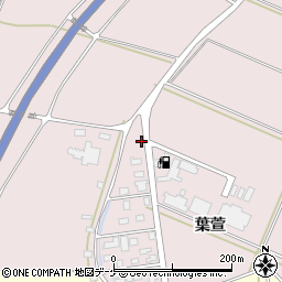 山形県酒田市坂野辺新田葉萱47-3周辺の地図