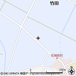 山形県酒田市竹田猿田13周辺の地図