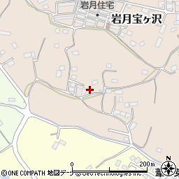 宮城県気仙沼市岩月宝ヶ沢243周辺の地図