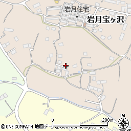 宮城県気仙沼市岩月宝ヶ沢257-3周辺の地図