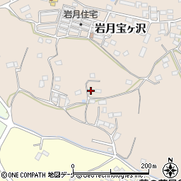 宮城県気仙沼市岩月宝ヶ沢241-5周辺の地図