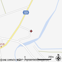 山形県最上郡金山町下野明318周辺の地図