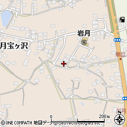 宮城県気仙沼市岩月宝ヶ沢45-4周辺の地図