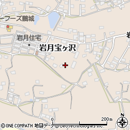 宮城県気仙沼市岩月宝ヶ沢229周辺の地図