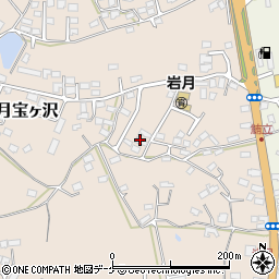 宮城県気仙沼市岩月宝ヶ沢45-5周辺の地図