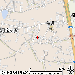 宮城県気仙沼市岩月宝ヶ沢40-13周辺の地図