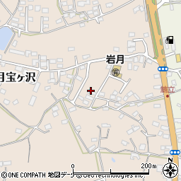 宮城県気仙沼市岩月宝ヶ沢45-6周辺の地図