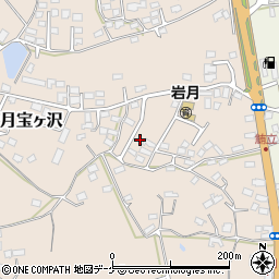 宮城県気仙沼市岩月宝ヶ沢40-12周辺の地図
