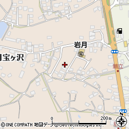 宮城県気仙沼市岩月宝ヶ沢45周辺の地図