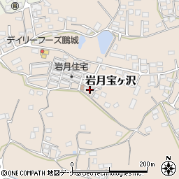 宮城県気仙沼市岩月宝ヶ沢232-5周辺の地図