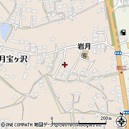 宮城県気仙沼市岩月宝ヶ沢40-11周辺の地図