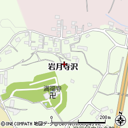 宮城県気仙沼市岩月寺沢161周辺の地図