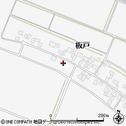 山形県酒田市板戸56周辺の地図