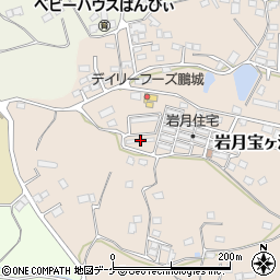 宮城県気仙沼市岩月宝ヶ沢273-1周辺の地図