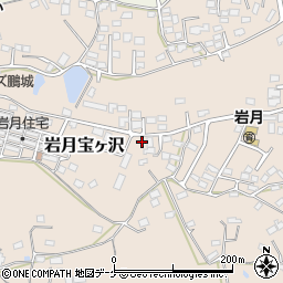 宮城県気仙沼市岩月宝ヶ沢181-5周辺の地図
