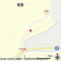 岩手県一関市藤沢町西口荒巻197周辺の地図