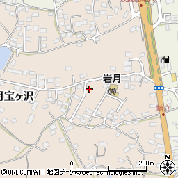 宮城県気仙沼市岩月宝ヶ沢40-8周辺の地図