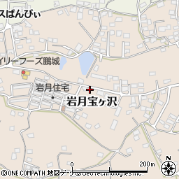宮城県気仙沼市岩月宝ヶ沢230-3周辺の地図