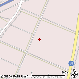 山形県酒田市坂野辺新田四角割周辺の地図