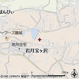 宮城県気仙沼市岩月宝ヶ沢179-3周辺の地図