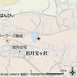 宮城県気仙沼市岩月宝ヶ沢176-2周辺の地図