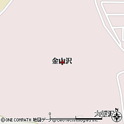 岩手県一関市藤沢町徳田金山沢周辺の地図