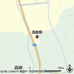 沼倉郵便局周辺の地図