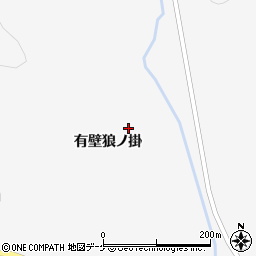 宮城県栗原市金成有壁狼ノ掛79周辺の地図