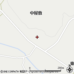 岩手県一関市花泉町金沢中屋敷38周辺の地図