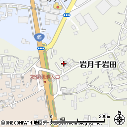 宮城県気仙沼市岩月千岩田257-10周辺の地図