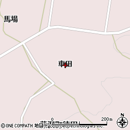 岩手県一関市藤沢町徳田車田周辺の地図