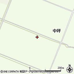 山形県酒田市新堀中坪周辺の地図