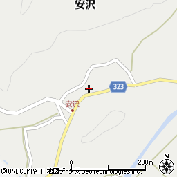 山形県最上郡金山町安沢277周辺の地図