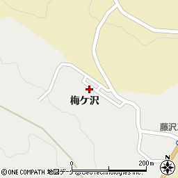 岩手県一関市藤沢町藤沢梅ケ沢87周辺の地図