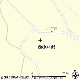 岩手県一関市藤沢町西口西小戸沢周辺の地図