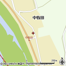 山形県酒田市中牧田前田5-1周辺の地図