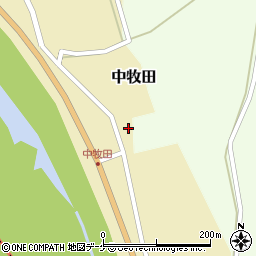 山形県酒田市中牧田前田21周辺の地図