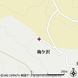 岩手県一関市藤沢町藤沢梅ケ沢98-1周辺の地図