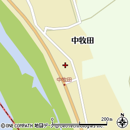 山形県酒田市中牧田前田23周辺の地図