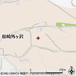 宮城県気仙沼市松崎外ヶ沢周辺の地図