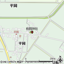 枚岡神社周辺の地図