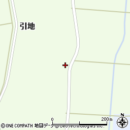 山形県酒田市引地宅地周辺の地図