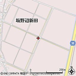 山形県酒田市坂野辺新田二番割周辺の地図