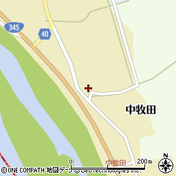 山形県酒田市中牧田前田59周辺の地図