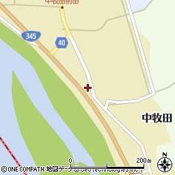 山形県酒田市中牧田前田69周辺の地図